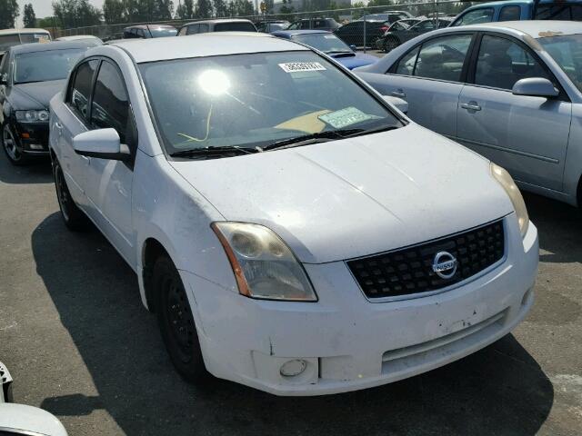 3N1AB61E28L649375 - 2008 NISSAN SENTRA 2.0 WHITE photo 1