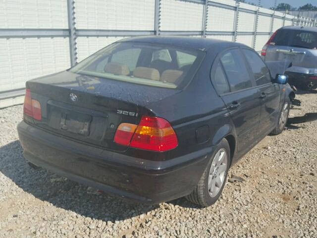 WBAET37463NJ36094 - 2003 BMW 325 BLACK photo 4