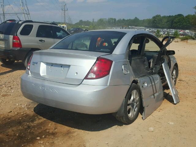 1G8AL52F74Z104944 - 2004 SATURN ION LEVEL SILVER photo 4