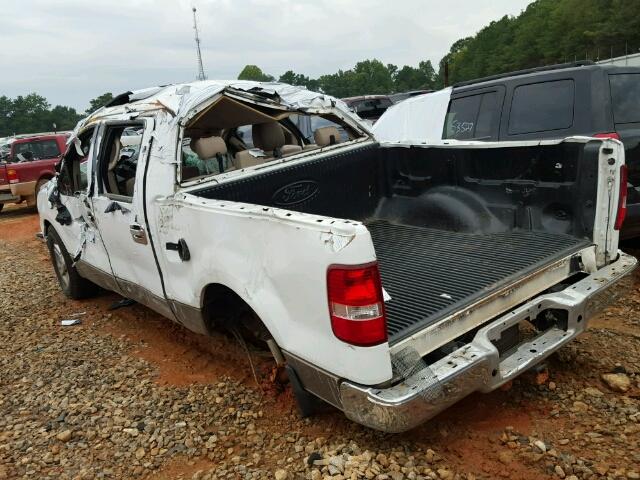 1FTRW12W84KA06345 - 2004 FORD F150 SUPER WHITE photo 3