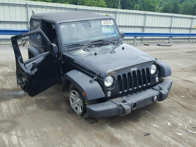 1C4AJWAG8FL510684 - 2015 JEEP WRANGLER S შავი ფოტო 1
