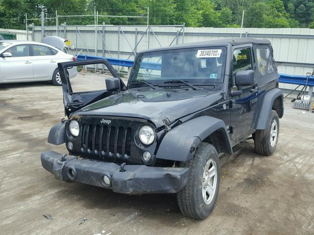 1C4AJWAG8FL510684 - 2015 JEEP WRANGLER S შავი ფოტო 2