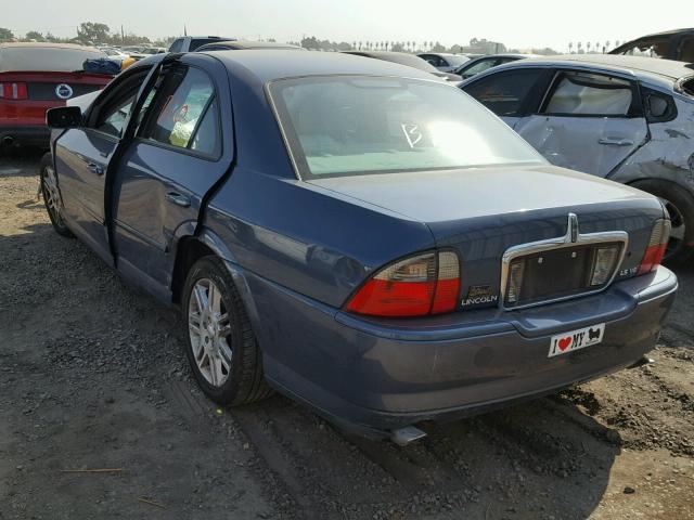 1LNHM87A35Y610368 - 2005 LINCOLN LS BLUE photo 3