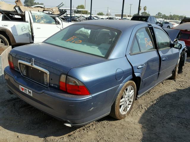 1LNHM87A35Y610368 - 2005 LINCOLN LS BLUE photo 4