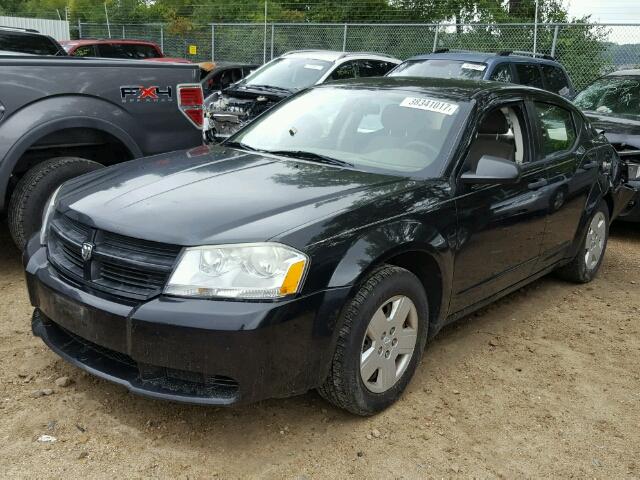 1B3LC46K48N165974 - 2008 DODGE AVENGER SE BLACK photo 2