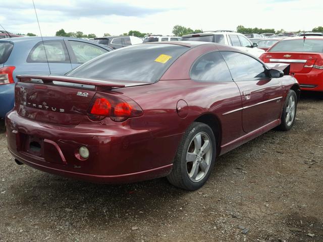 4B3AG52H23E037977 - 2003 DODGE STRATUS R/ BURGUNDY photo 4