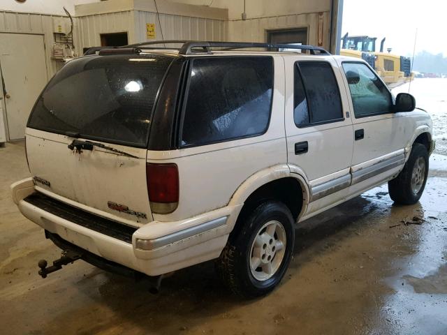 1GKDT13W2S2533736 - 1995 GMC JIMMY Ақ фото 4