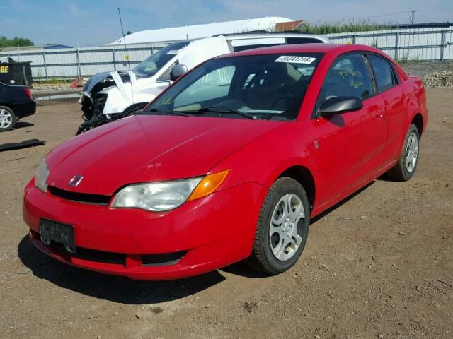 1G8AN12F45Z111144 - 2005 SATURN ION LEVEL RED photo 2