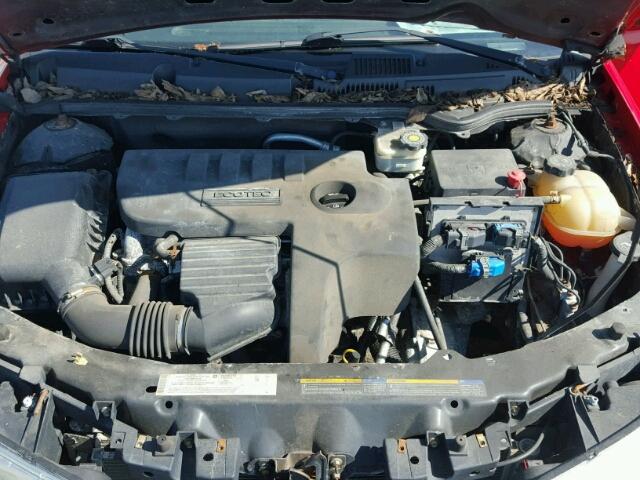 1G8AN12F45Z111144 - 2005 SATURN ION LEVEL RED photo 7