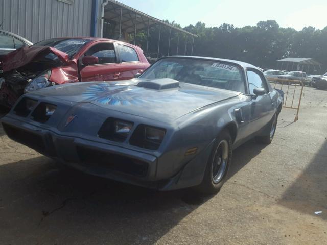 2W87U9N164943 - 1979 PONTIAC TRANS AM BLUE photo 2