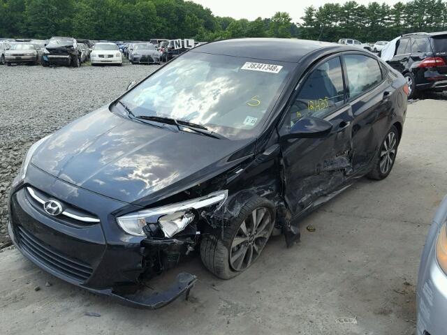 KMHCT4AE4HU379638 - 2017 HYUNDAI ACCENT SE BLACK photo 9