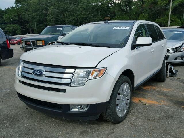 2FMDK3KC9ABA02331 - 2010 FORD EDGE WHITE photo 2