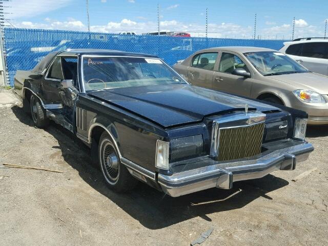 9Y89S661283 - 1979 LINCOLN CONTINITAL BLUE photo 1