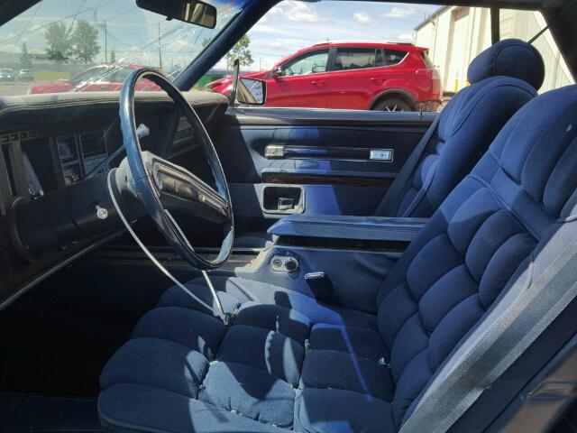 9Y89S661283 - 1979 LINCOLN CONTINITAL BLUE photo 5