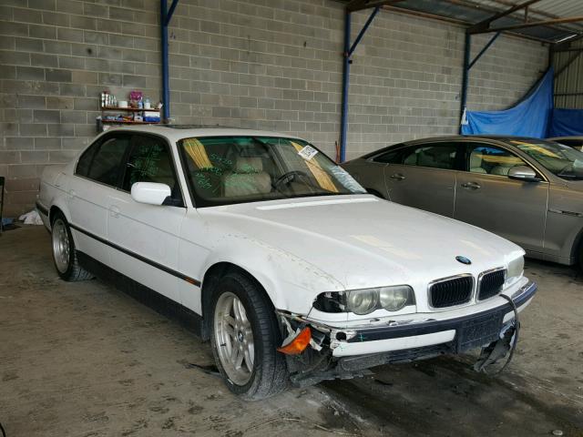 WBAGG8348YDN75455 - 2000 BMW 740 I AUTO WHITE photo 1