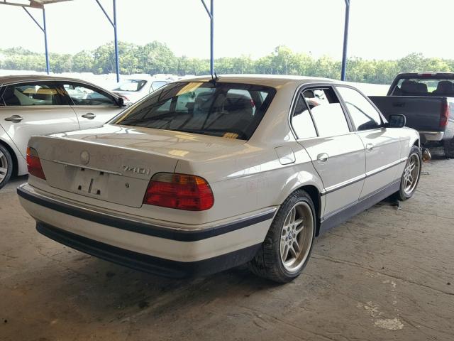 WBAGG8348YDN75455 - 2000 BMW 740 I AUTO WHITE photo 4