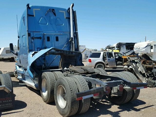 1FUJGLCK8BSAW1159 - 2011 FREIGHTLINER CASCADIA 1 BLUE photo 3