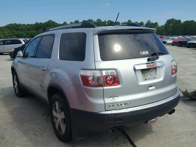 1GKLRMED0AJ180635 - 2010 GMC ACADIA SLT ვერცხლისფერი ფოტო 3