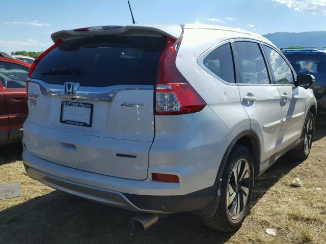 5J6RM4H98GL030081 - 2016 HONDA CR-V TOURI WHITE photo 4