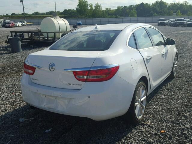 1G4PS5SK9C4194525 - 2012 BUICK VERANO WHITE photo 4