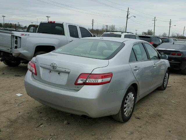 4T1BF3EKXAU064832 - 2010 TOYOTA CAMRY BASE SILVER photo 4