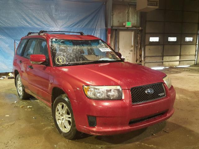 JF1SG66648H714252 - 2008 SUBARU FORESTER S 红色 照片 1