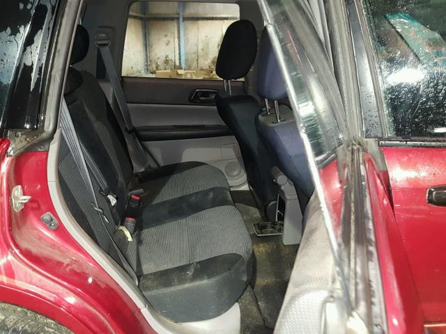 JF1SG66648H714252 - 2008 SUBARU FORESTER S 红色 照片 6