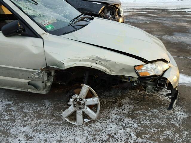 4S4BP61C777343711 - 2007 SUBARU LEGACY BEIGE photo 9