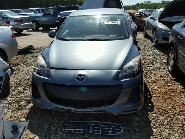 JM1BL1UFXC1582692 - 2012 MAZDA 3 I SILVER photo 9