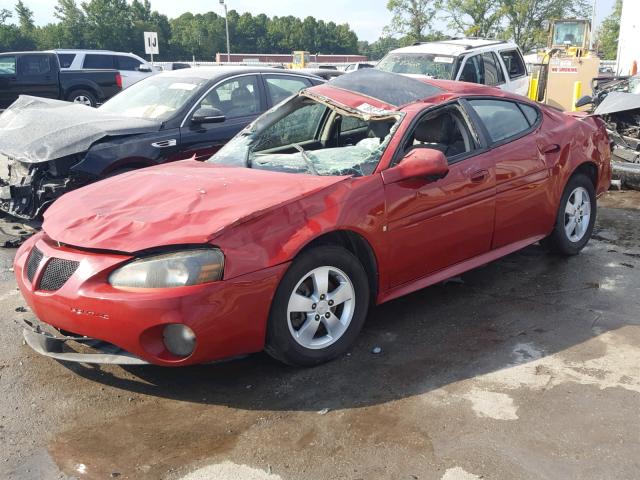 2G2WP552371215548 - 2007 PONTIAC GRAND PRIX Червоний фото 2