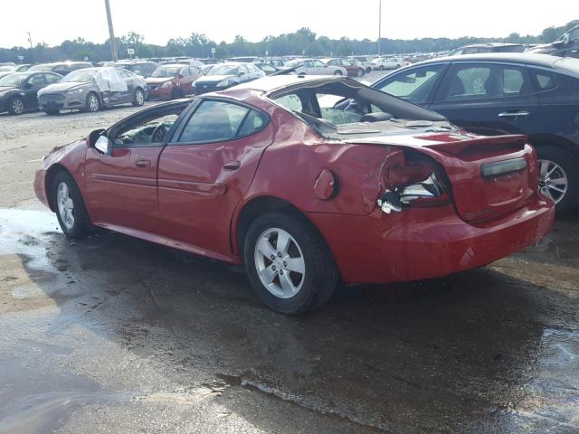 2G2WP552371215548 - 2007 PONTIAC GRAND PRIX Червоний фото 3