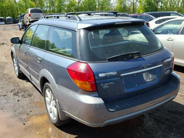 4S4BP61C667349997 - 2006 SUBARU LEGACY BLUE photo 3