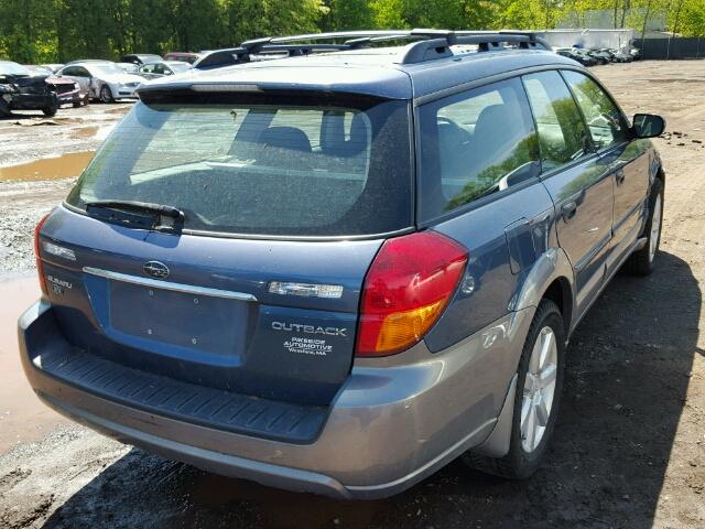 4S4BP61C667349997 - 2006 SUBARU LEGACY BLUE photo 4