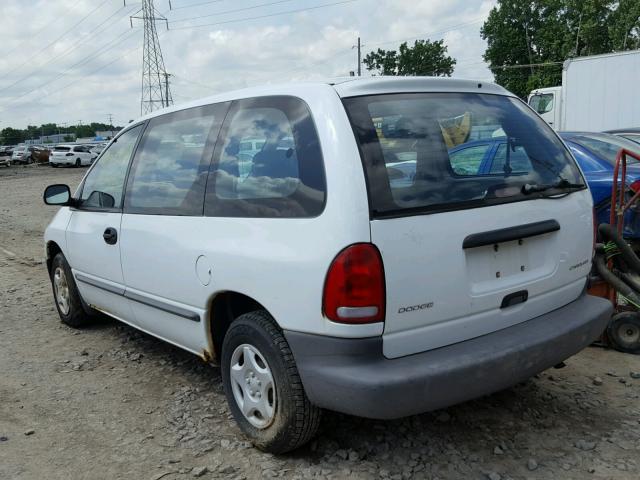 2B4GP25GXYR585907 - 2000 DODGE CARAVAN WHITE photo 3