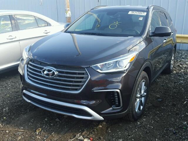 KM8SMDHF4HU184890 - 2017 HYUNDAI SANTA FE S BROWN photo 2