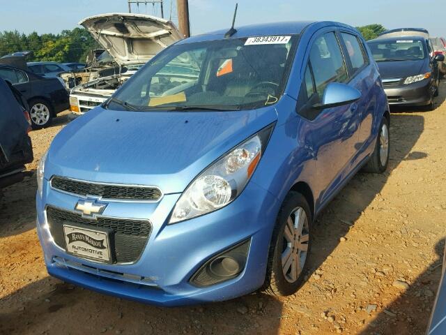 KL8CA6S98DC620097 - 2013 CHEVROLET SPARK LS BLUE photo 2