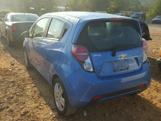 KL8CA6S98DC620097 - 2013 CHEVROLET SPARK LS BLUE photo 3