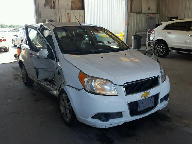 KL1TD6DE7BB222592 - 2011 CHEVROLET AVEO LS WHITE photo 1