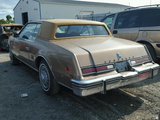 3Z57RAE335899 - 1980 OLDSMOBILE TORONADO BROWN photo 3