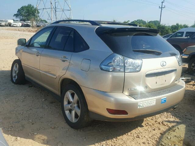 2T2GA31U05C019462 - 2005 LEXUS RX 330 BEIGE photo 3