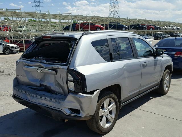 1C4NJDBB2HD143416 - 2017 JEEP COMPASS SP SILVER photo 4