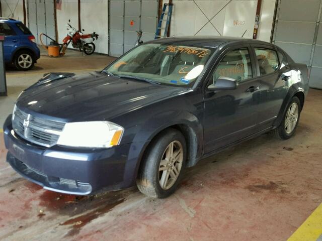 1B3LC56K18N227482 - 2008 DODGE AVENGER SX BLUE photo 2