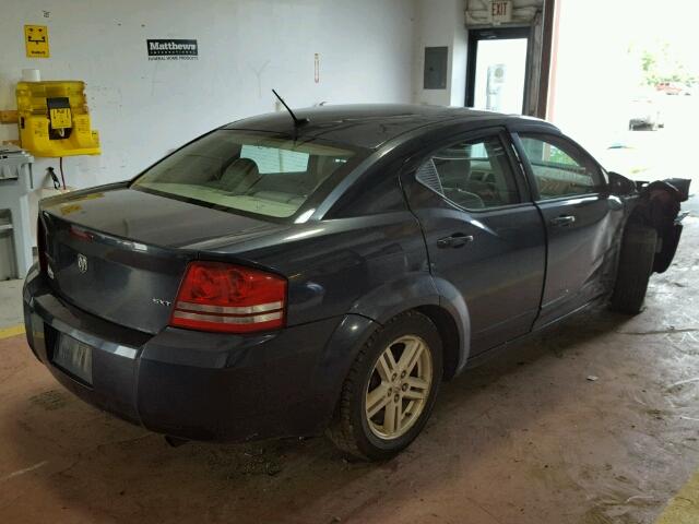 1B3LC56K18N227482 - 2008 DODGE AVENGER SX BLUE photo 4