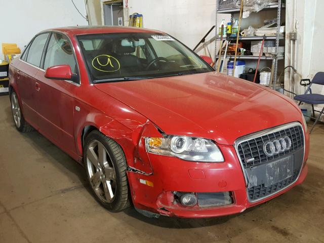 WAUEF78E56A049515 - 2006 AUDI A4 S-LINE RED photo 1