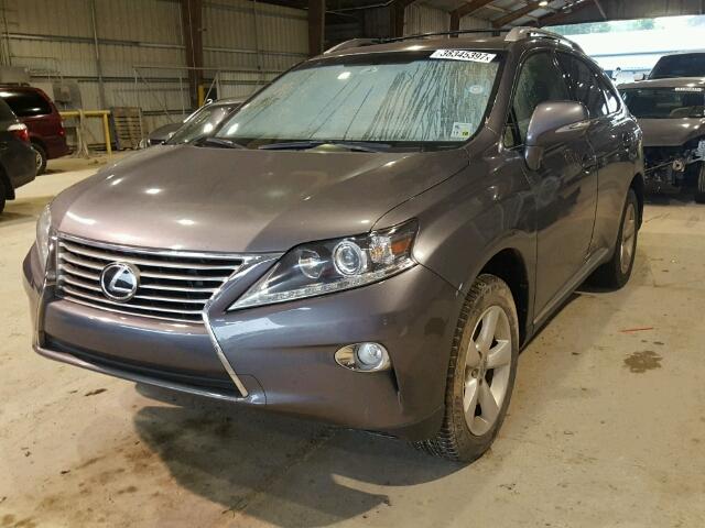 JTJZK1BA3D2417455 - 2013 LEXUS RX 350 MAROON photo 2