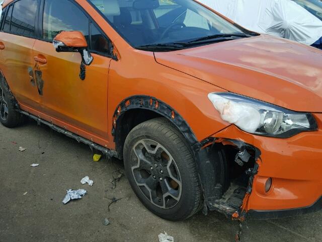 JF2GPASC5FH298497 - 2015 SUBARU XV CROSSTR ORANGE photo 9