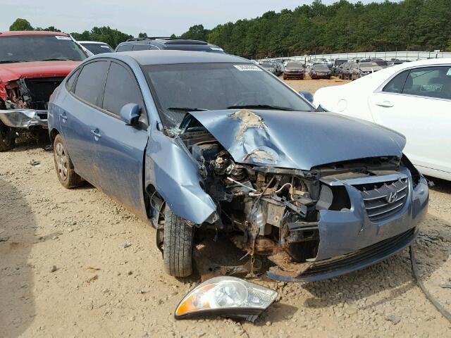 KMHDU46D97U140991 - 2007 HYUNDAI ELANTRA GL BLUE photo 1