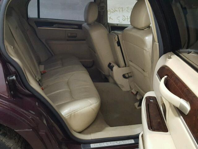 1LNHM82W17Y630401 - 2007 LINCOLN TOWN CAR S BURGUNDY photo 6