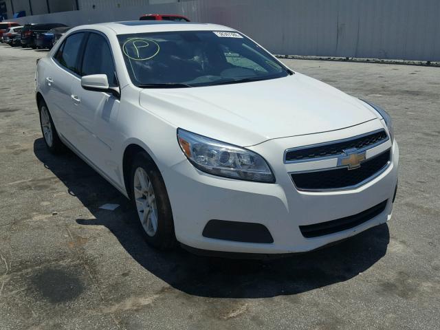 1G11D5SR1DF274336 - 2013 CHEVROLET MALIBU 1LT WHITE photo 1
