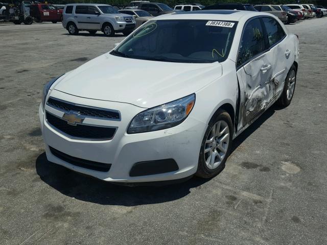 1G11D5SR1DF274336 - 2013 CHEVROLET MALIBU 1LT WHITE photo 2
